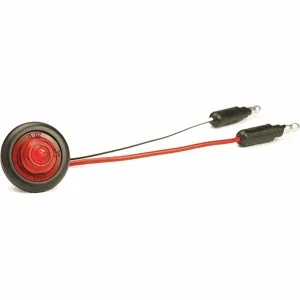 GROTE 49282 DOT Clearance Marker Light, Grommet, Round, Red, LED | CJ2UTT 411Z16