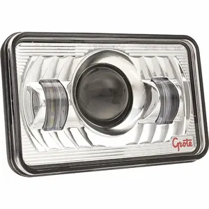 GROTE 94421-5 Low Beam Headlight, 630 Lumens, Square, 6 1/2 Inch Length, LED | CJ2TNV 411Z76