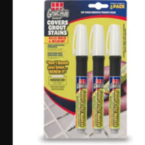 GROUT-AIDE 05039 Pump Action Marker, Grey, 3PK | AJ8CHP