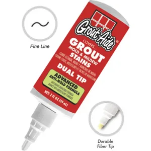 GROUT-AIDE 15757 Applicator Bottle, Charcoal, 2 oz, 1PK | AJ8CMB