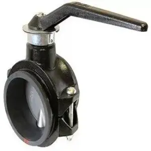 GRUVLOK 0387002561 6 Ductile Iron Grooved End Butterfly Valve 316 Disc W/T Seal | BT9DBR