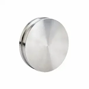 GRUVLOK 1330009620 Round Cap, 304 Stainless Steel, 4 Inch Fitting Pipe Size, 1 1/8 Inch Length | CR3MJV 60XU98