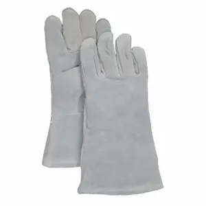 GUARD LINE T101LFWRRM Welders Glove Pearl Gray Welders, 14 In | CR3MTK 33GV51