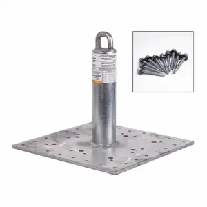 GUARDIAN EQUIPMENT 00645-M Roof Anchor 420 Lb Metal | AG6KKZ 36MX43