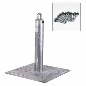 GUARDIAN EQUIPMENT 00657-M Metal Roof Anchor 16 Inch Length x 16 Inch Width x 18 Inch Depth | AG2PUY 31XP94