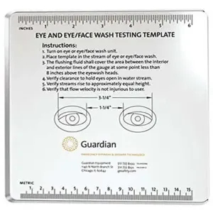 GUARDIAN EQUIPMENT 250-052 Tester, Eye Wash | CJ7EAF