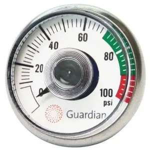 GUARDIAN EQUIPMENT 400-004-2 Air Pressure Gauge | CH9NYM 40HZ40