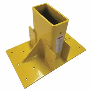 GUARDIAN EQUIPMENT 61141 Guardrail Post Stair Mount 6 Inch Width | AE7HAG 5YGG1