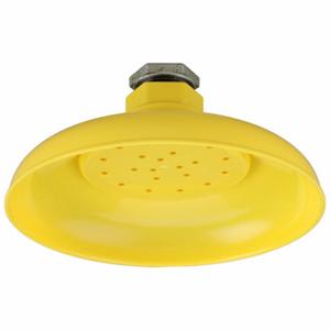 GUARDIAN EQUIPMENT AP450-032YEL-R Shower Head, Plastic, 10 Inch Dia, 20 Gpm, Yellow | CJ7ECG