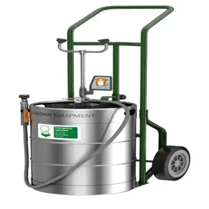 GUARDIAN EQUIPMENT G1562HAT Eyewash/Drench Hose Unit, 15 Gallon, with Hand Truck | CJ7EDW