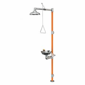 GUARDIAN EQUIPMENT G1996 Drench Shower With Face/eyewash 16 Inch Width | AC2PGL 2LVD2