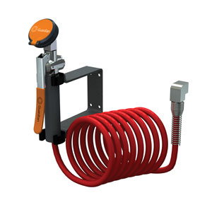 GUARDIAN EQUIPMENT G5016 Drench Hose Unit, Wall Mounted, 12 Inch Hose, 3/8 Inch Inlet | CJ7EHD