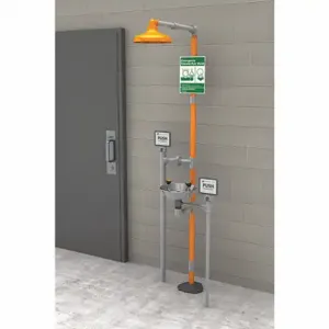 GUARDIAN EQUIPMENT GFR1902 Safety Station with Eyewash, 10 Inch Shower Head, 3/4 Inch Valve | CJ7EJX