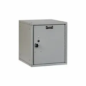 HALLOWELL HC121212-1PL-PL Box Locker, 11 Inch x 12 Inch x 13 in, 1 Tiers, 1 Units Wide, Solid, Padlock Hasp | CR3NCF 30LW67