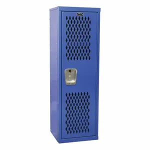 HALLOWELL HTL151548-1GS Wardrobe Locker, 15 Inch x 15 Inch x 48 Inch, Ventilated, 1 Tiers, 1 Units Wide | CR3NER 454N86