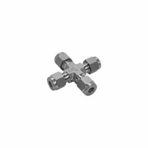 HAM-LET 3000044 Cross, 316 Stainless Steel, Compression X Compression X Compression X Compression | CR3PBE 787XP0