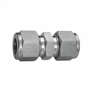 HAM-LET 3000231 COMRESSION UNION, 316 Stainless Steel, Compression x Compression, 52 mm Overall Lg | CR3PMG 787XV7