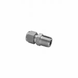 HAM-LET 3013217 MALE CONNECTOR, 316 SS, Compression x MNPT, For 3 mm Tube OD | CR3NZY 787YA5