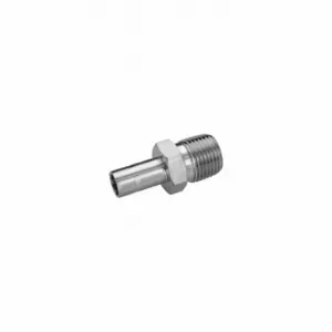 HAM-LET 3003661 MALE ADAPTER, 316 SS, Tube x MNPT, For 18 mm Tube OD, 1/2 Inch Pipe Size | CR3PEZ 787XT3