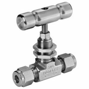 HAM-LET H-300U-SS-L-V-12MM-M Plumbing Needle Valves, Straight Fitting, 12 mm Pipe Size, Let-Lok, V Stem | CR3PGR 802CW4
