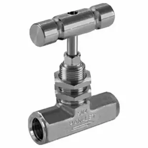 HAM-LET H-310U-SS-N-R-1/2-M Ss Integral-Bonnet Needle Valve, Straight Fitting, 316 Stainless Steel | CR3PFY 802N42