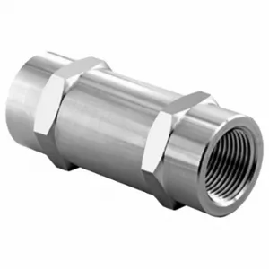 HAM-LET H-410-SS-N-1/2-1/3PSI Instrumentation Check Valve, Stainless Steel, 1/2 in, FNPT, Inline Spring | CR3PCW 802N64