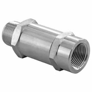 HAM-LET H-415-SS-N-1/4-1PSI Instrumentation Check Valve, Stainless Steel, 1/4 in, FNPT x MNPT, Inline Spring | CR3PDC 802N67