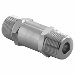 HAM-LET H-480-SS-N-1/4-1/3PSI Instrumentation Check Valve, Stainless Steel, 1/4 in, MNPT, Inline Spring | CR3PDL 802N69