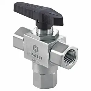 HAM-LET H-6810-SS-N-1/4-PST Ss High Performance Ball Valve, 1/4 Inch Tube | CR3NUX 802N85