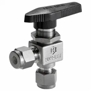 HAM-LET H-800S-SS-L-1/4-A One Piece Ball Valve, 1/4 Inch Tube, Let-Lok, Let-Lok x Let-Lok | CR3NVT 802N99