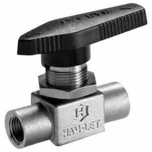 HAM-LET H-810M-SS-N-1/4 One Piece Ball Valve, 1/4 Inch Tube, Female NPT, FNPT x FNPT | CR3NVQ 802NA2