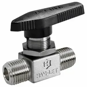 HAM-LET H-880M-SS-N-1/4 One Piece Ball Valve, 1/4 Inch Tube, Male NPT, MNPT x MNPT | CR3NVY 802NA4