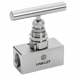 HAM-LET H-99M-10-SS-N-V-1/2 Ss Screwed Bonnet Needle Valve, Straight Fitting, 316 Stainless Steel | CR3PGE 802NC0