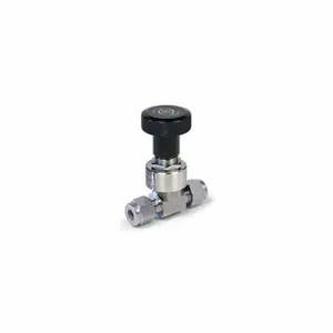 HAM-LET H-1300-SS-L-6MM-S Plumbing Needle Valves, Straight Fitting, 316 Stainless Steel, 6 mm Pipe Size, Let-Lok | CR3PHA 802CV2