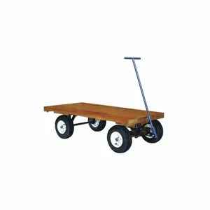 HAMILTON FW4548-12PR3060 Wagon Truck With Flush Wooden Deck, 1500 Lb Load Capacity, 60 Inch X 30 Inch | CR3NTP 23CT07