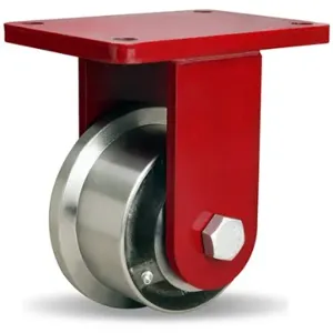 HAMILTON R-EPSD-FT5FT Plate Caster, 5 Inch Dia, 8 Inch Height, Rigid Caster | CR3NRD 23DE09