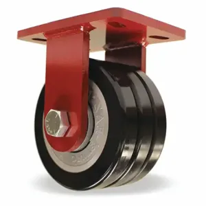 HAMILTON R-FM-63SWC Standard Plate Caster, 6 Inch Dia, 7 1/4 Inch Height, Rigid Caster | CR3NMM 45AN48