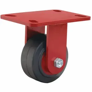 HAMILTON R-HS-4R Standard Plate Caster, 4 Inch Dia, 5 5/8 Inch Height, Rigid Caster | CR3NMA 55HA47