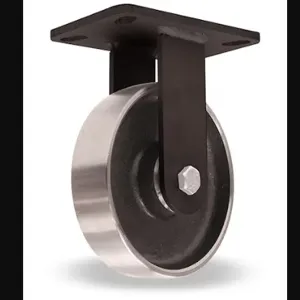 HAMILTON R-HSK-6HFSB Heat-Resistant Kingpinless Plate Caster, 6 Inch Dia, 7 3/4 Inch Height, A | CR3NHG 154G38