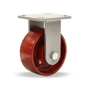 HAMILTON R-WH-5MB Plate Caster, 5 Inch Dia, 6 1/2 Inch Height, Rigid Caster, Rigid | CR3NRA 23DL48