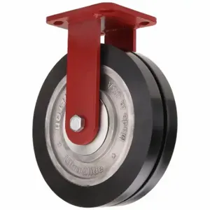 HAMILTON R-ZFWH-8SWF70D Plate Caster, 8 Inch Dia, 9 1/2 Inch Height | CR3NRT 797PA7