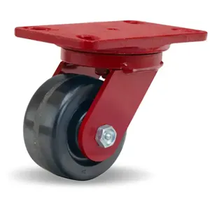 HAMILTON S-HS-4P Swivel Plate Caster 800 Lb 4 Inch Diameter | AE6VQK 5VH40