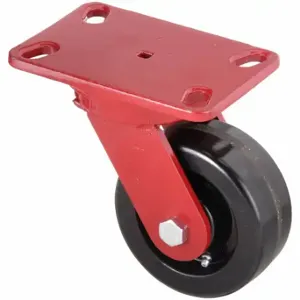 HAMILTON S-HS-5P Standard Plate Caster, 5 Inch Dia, 6 3/4 Inch Height, Swivel Caster | CR3NMF 23DX10