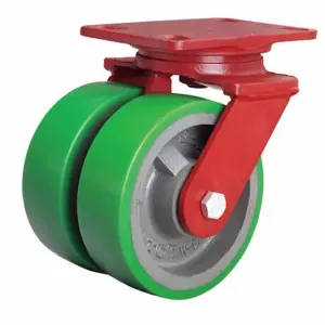 HAMILTON S-HS2-6DB-4SL-2FB Standard Plate Caster, 6 Inch Dia, 7 3/4 Inch Height | CR3NPW 45RH58