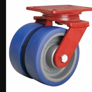 HAMILTON S-HS2-6SPB-4SL-2FB Standard Plate Caster, 6 Inch Dia, 7 3/4 Inch Height | CR3NPT 45RH57