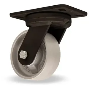 HAMILTON S-HSK-6HMB Heat-Resistant Kingpinless Plate Caster, 6 Inch Dia, 7 3/4 Inch Height, A | CR3NHF 154N25