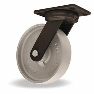 HAMILTON S-HSK-8HMB-H4SL-FB Heat-Resistant Kingpinless Plate Caster, 8 Inch Dia, 9 3/4 Inch Height, A | CR3NHY 55GZ75