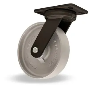 HAMILTON S-HSK-8HMB Heat-Resistant Kingpinless Plate Caster, 8 Inch Dia, 9 3/4 Inch Height, A | CR3NHZ 154N28