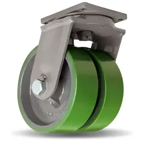 HAMILTON S-MDD-124DT Dual Wheel Swivel Caster 9600 Lb 12 Inch Pureth | AB3VHC 1VHL2