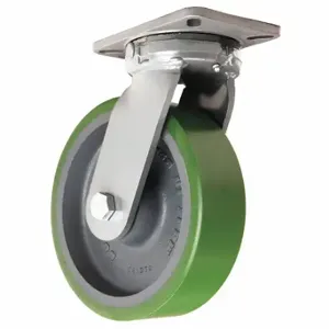 HAMILTON S-SECJ-13DH Kingpinless Plate Caster, 10 Inch Dia, 12 1/2 Inch Height, Swivel Caster | CR3NJW 52YU34